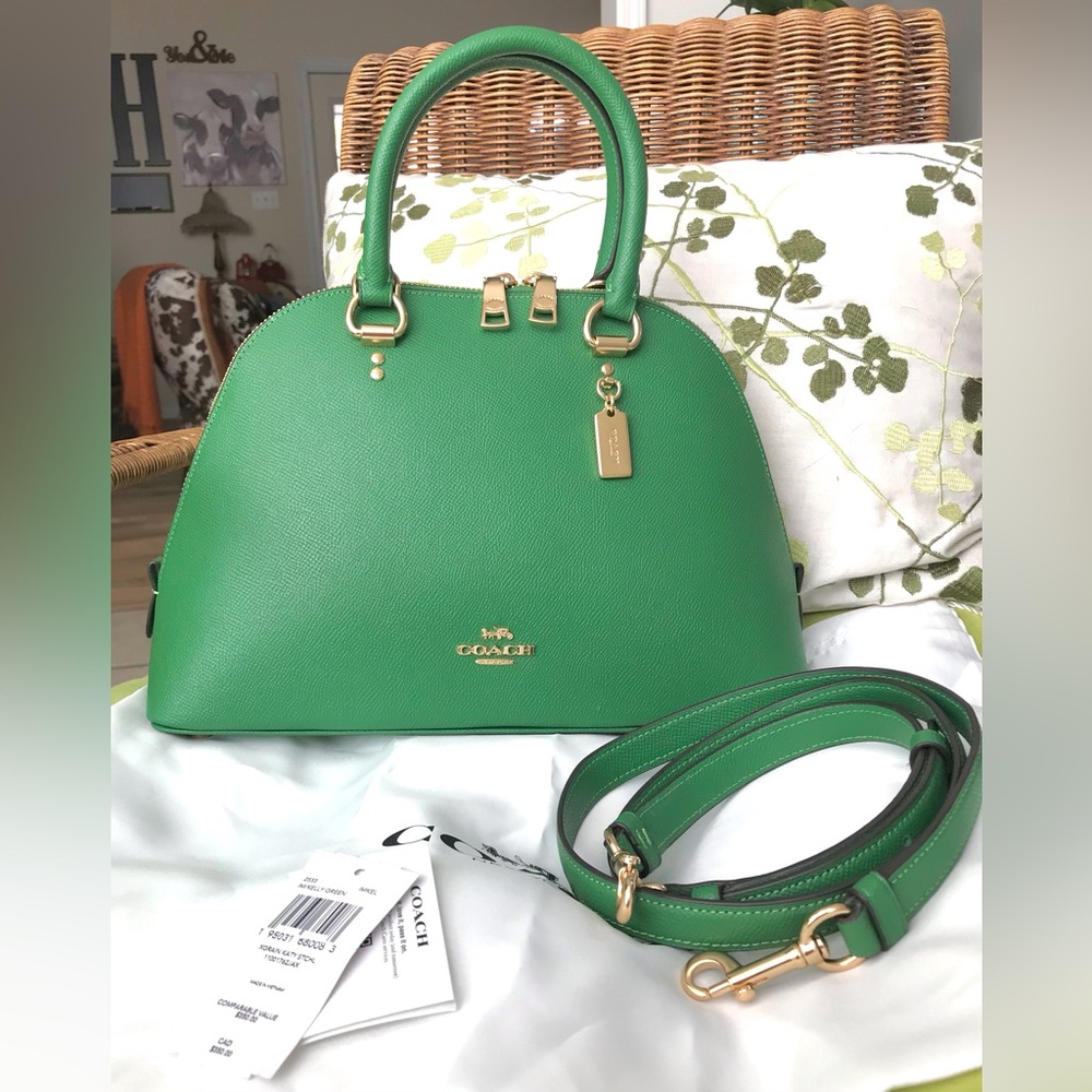 COACH Katy Satchel (kelly green)